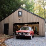 Afbeelding Moderne garage van hout