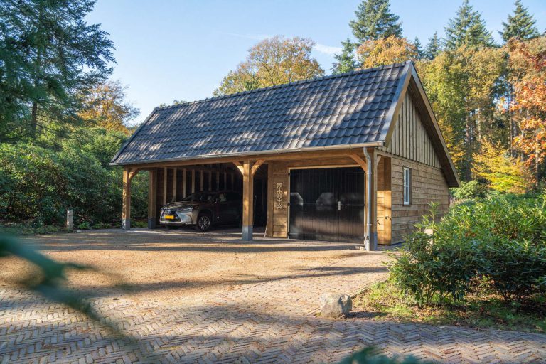 Geldersche Houtbouw carport met schuur in uw stijl!