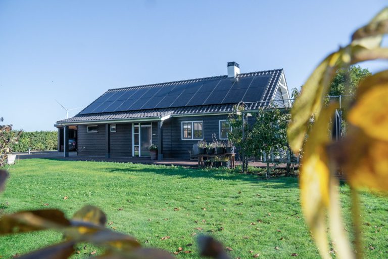 Houten tuinschuur in uw favoriete kleur