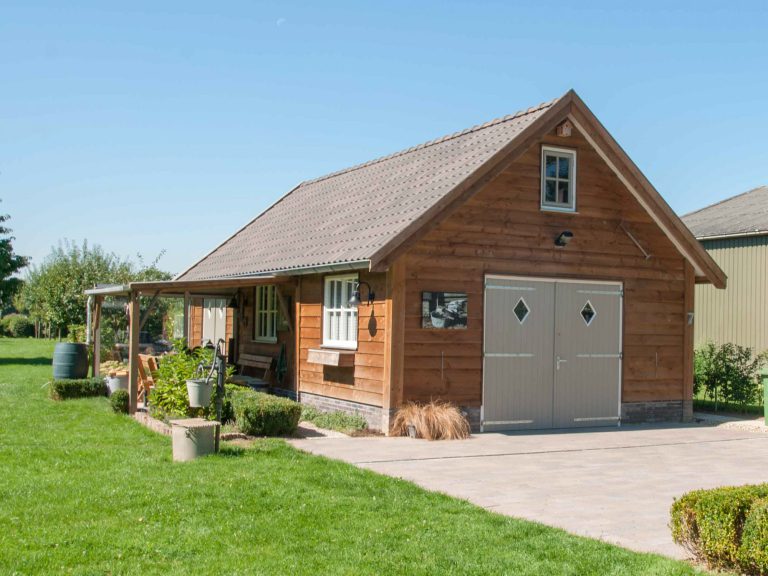 Van garage schuur tot tuinhuis met carport, extra opties!