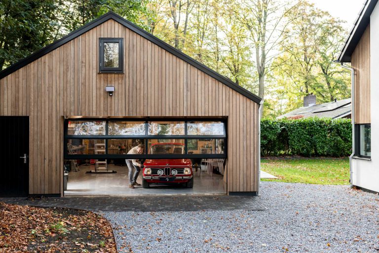 Houten garage kopen en monteren bij Geldersche Houtbouw