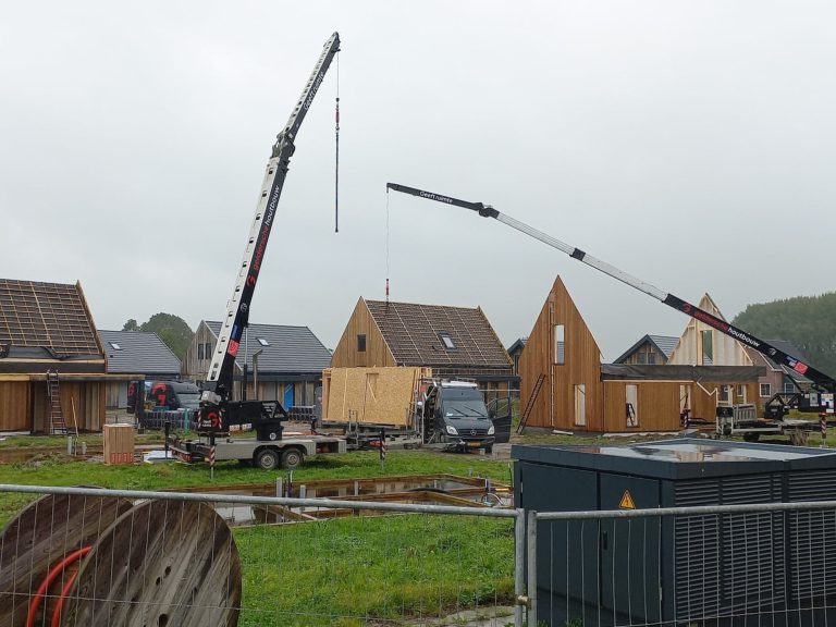 De bouw verloopt voorspoedig