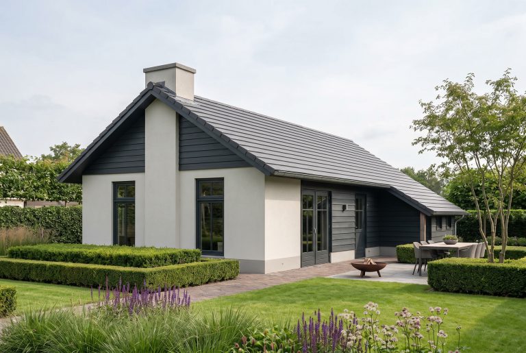 Prefab woning van hout