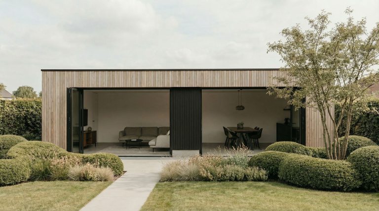 Schuur met veranda en carport Terwolde