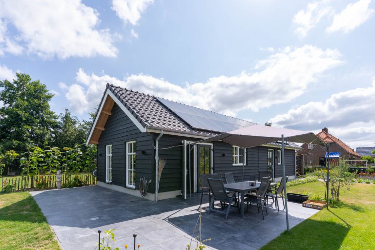 Prefab woning van hout
