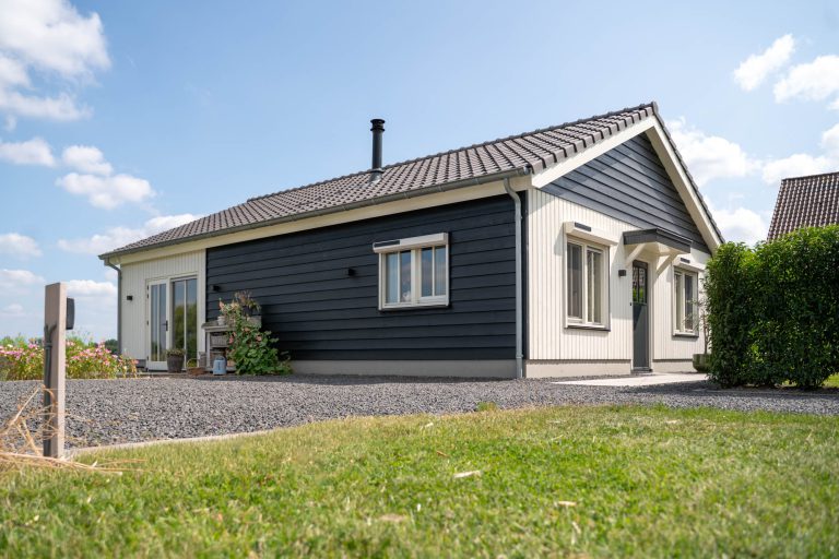 Prefab woning van hout